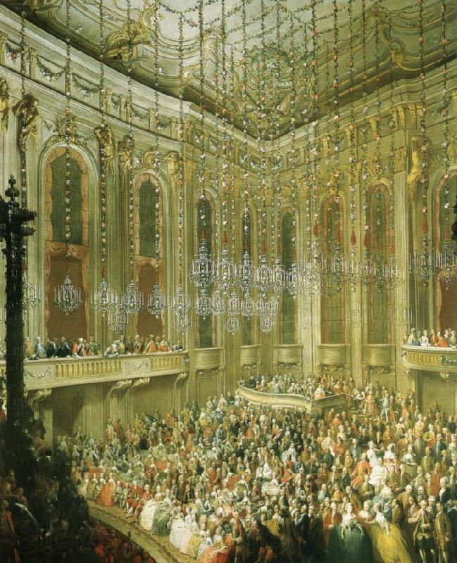 antonin dvorak a concert given by the young mozart in the redoutensaal of the schonbrunn palace in vienna France oil painting art